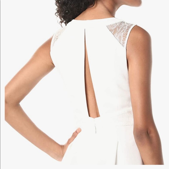 BCBGeneration Lace Trimmed Fit & Flare Dress - Picture 3 of 15